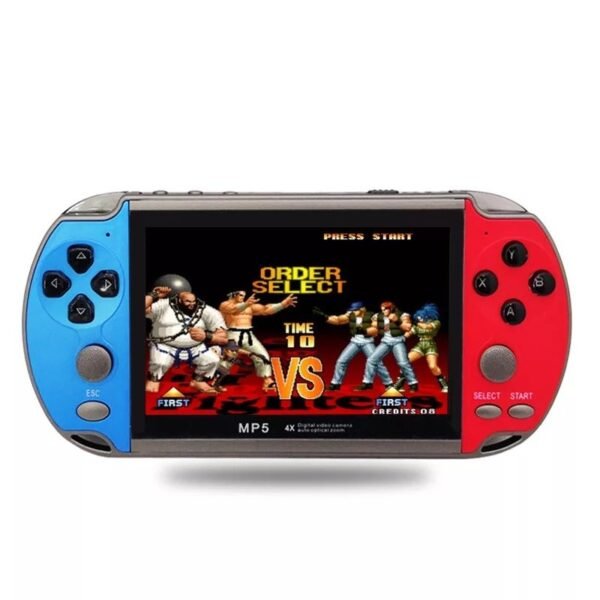 X7s Handheld Game Console – 1000+ Games, 4-inch Screen, TV-Out Support, Rechargeable Battery