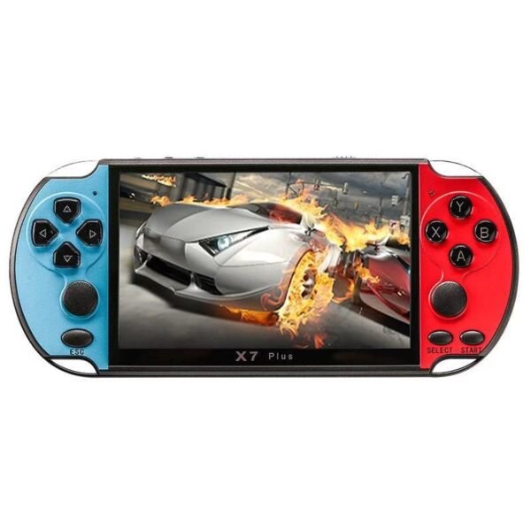 X7 Handheld Game Console – 10,000 Games, 5-Inch TFT Display, 8GB Memory, MP4 Video, and TV-OUT Support - Image 2