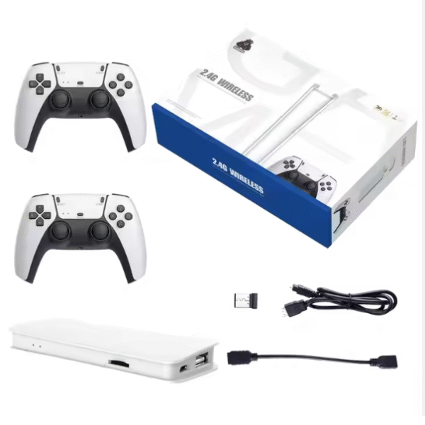 M15 Game Stick HD 4K Pro Retro Gaming Console with 30,000+ Games – Dual Wireless Controller, 64GB Storage, Supports NES/FC/SNES/PS1/N64 & More - Image 2